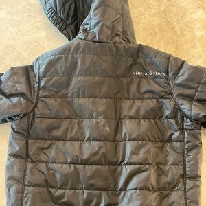 Vineyard Vines Kids Black Puffer Jacket